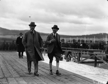 Royal Visit, May 1927. Sir John Butters and companion.