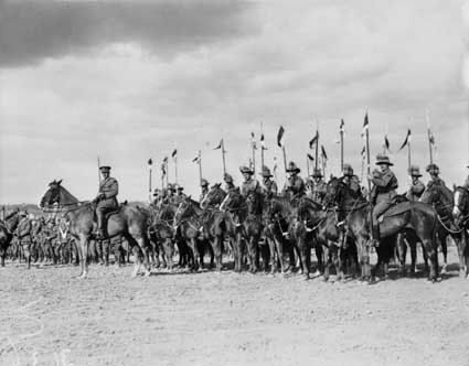 NSW Lancers on parade