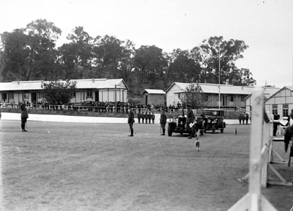 Arrival of the Duke of York at Duntroon RMC [Royal Military College]