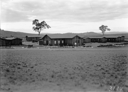 Workmen's huts. Molonglo camp