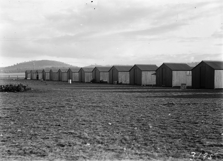 Workmen's huts. Molonglo camp.