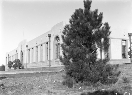 Forestry School frontage of the Australian Forestry School at Banks Street, Yarralumla.