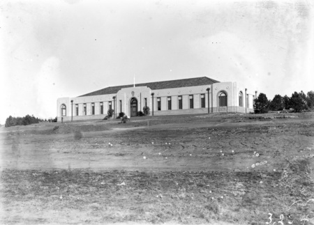 Forestry School frontage of the Australian Forestry School at Banks Street, Yarralumla.