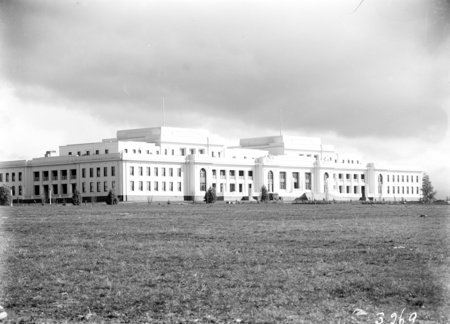 Frontage of Parliament House.