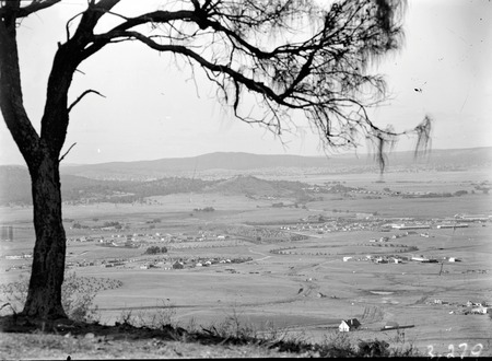 View from Red Hill over Manuka and Kingston to Duntroon