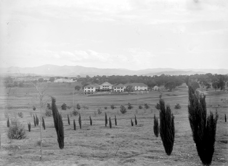 Hotel Acton and bachelor officers' quarters from City Hill