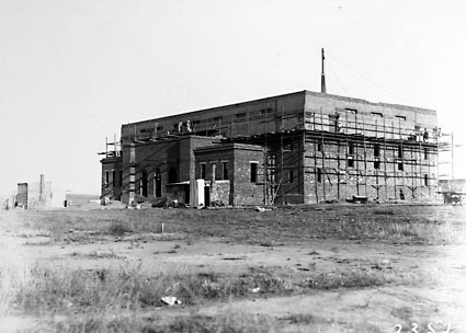 Picture theatre Capitol Theatre at Manuka under construction
