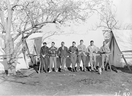 Forestry workers, Forestry Camp, Mt Coree.