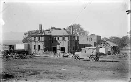 Prime Minister's Lodge, Adelaide Avenue, Deakin, under construction, from north west