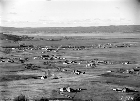 View from Red Hill over Manuka and Kingston to Duntroon.Kingston Power Station on left
