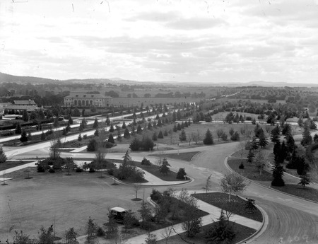 View from Mt Ainslie over Reid Braddon and Civic Centre