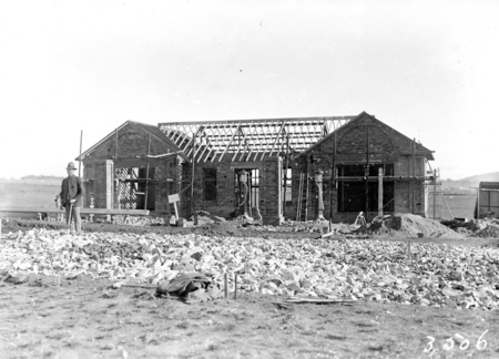 Brodies Garage in Healey Street Kingston, under construction.