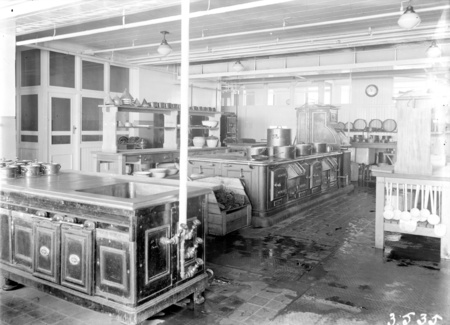 Kitchens in Parliament House.