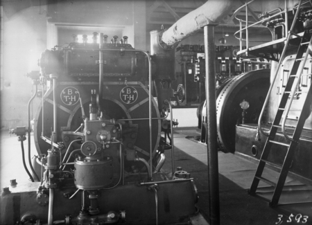 Kingston Power Station. BTH Curtis 1500kW Turbo Alternator. Installed Oct 1927.