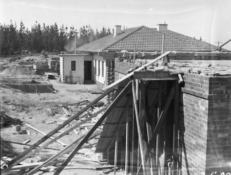 Buildings under construction, Mount Stromlo.