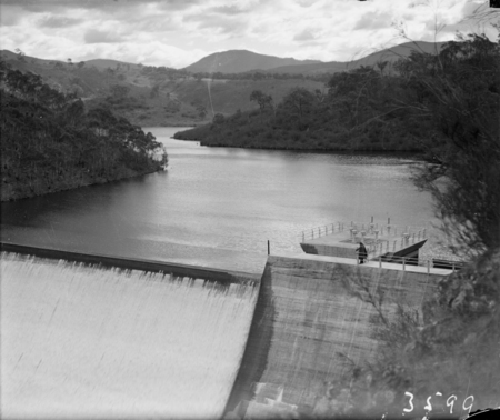 Cotter Dam and wall.