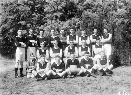The Acton Australian Rules Football team, premiers in 1927.