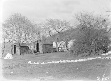 Tents and huts, Forestry Camp, Mount Coree.