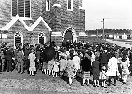  Methodist Church, Coranderrk Street and Dirrawan Gardens, Reid, opening