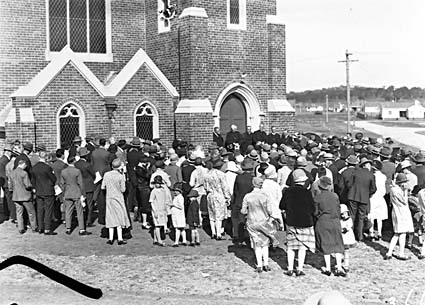  Methodist Church, Coranderrk Street and Dirrawan Gardens, Reid, opening