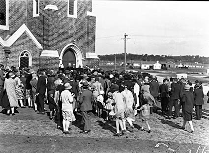 Methodist Church, Coranderrk Street and Dirrawan Gardens, Reid, opening