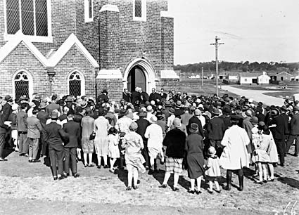  Methodist Church, Coranderrk Street and Dirrawan Gardens, Reid, opening