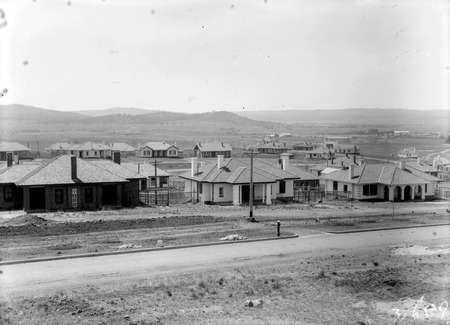 Houses in Forrest , Mount Pleasant in background