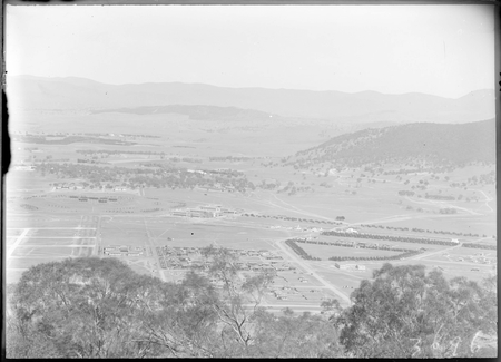 Braddon and Civic Centre from Mount Ainslie.