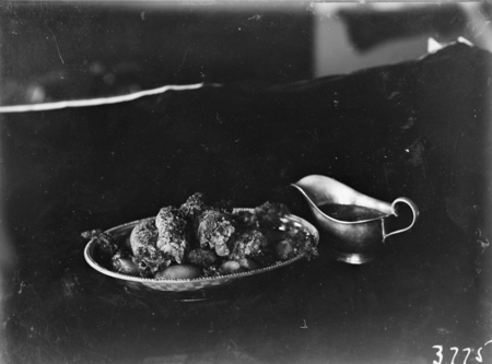 Food on the table.