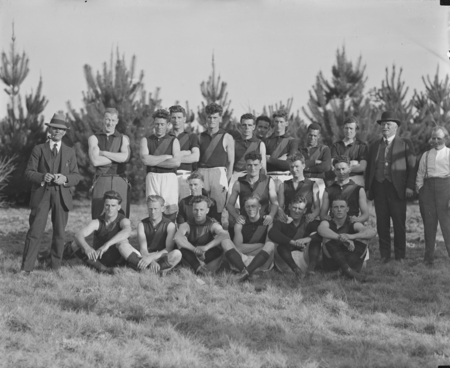 One of teams involved in the Canberra Australian Rules Football final.