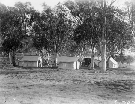 Surveyor's camp.