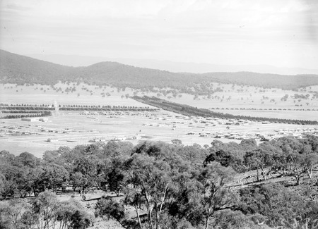 Haig Park and part of Braddon from Mount Ainslie