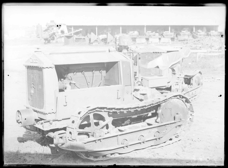 Two 'Cletrac' crawler tractors for sale.