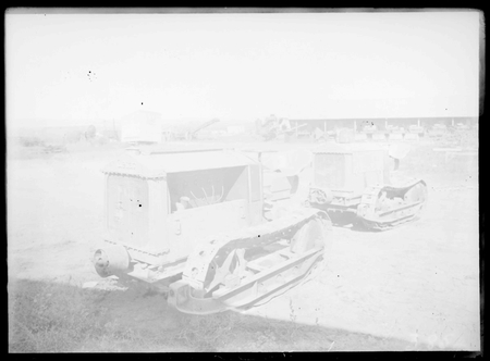 Two 'Cletrac' crawler tractors for sale.