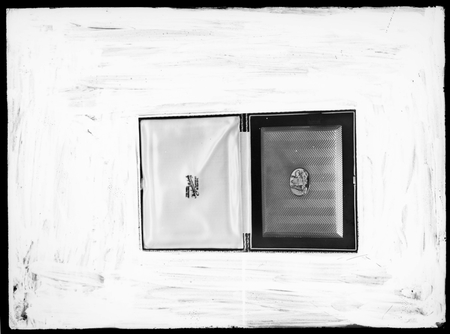 Presentation silver cigarette case to Bert Hinkler by Commonwealth Government.