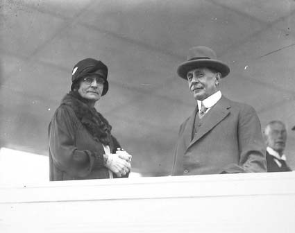 Sir Lyttleton Groom and lady
