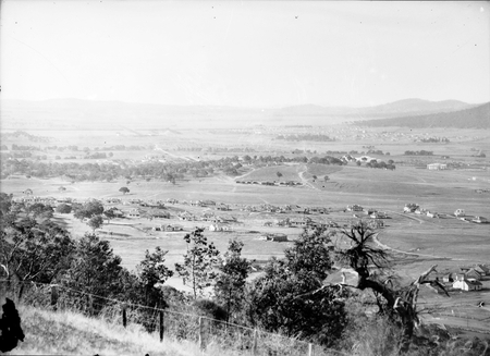 View from Red Hill over Capital Hill toward Civic Centre.