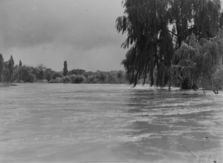 Molonglo River in flood.