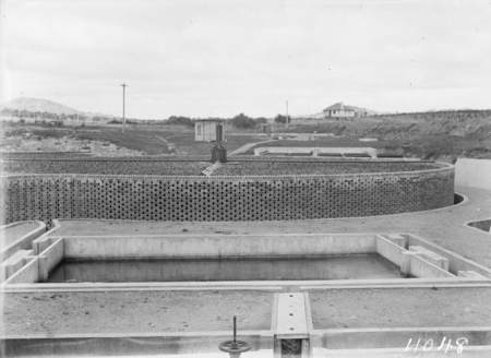  Weston Creek sewerage treatment works, trickling filters.