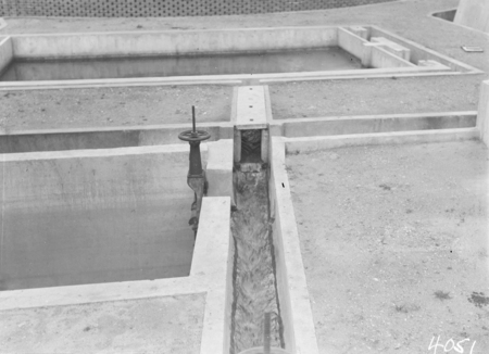 Various aspects of Weston Creek sewerage treatment works.