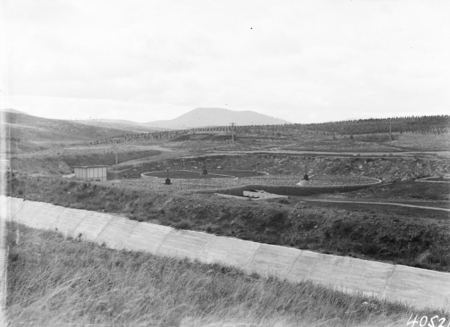 Weston Creek sewerage treatment works, trickling filters.
