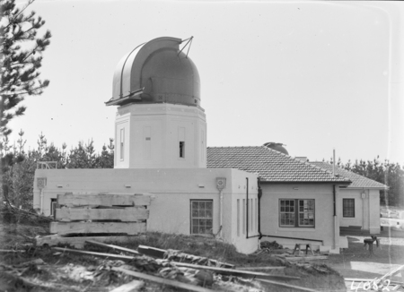 Observatory dome and buildings  Mt Stromlo.