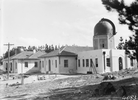 Observatory domes and  buildings, Mt Stromlo.