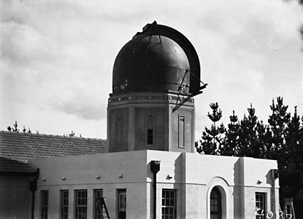 Observatory dome and  buildings, Mt Stromlo