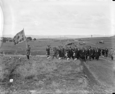 Tree planting ceremony by the Highland Society.