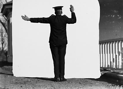 Traffic Signals Demonstration of Traffic signals by policeman