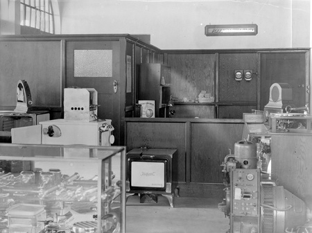 Premises of Australian General Electric Co. interior, showing electrical appliances.