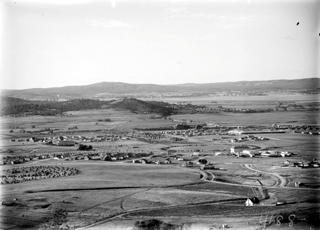 View from Red Hill over Manuka and Kingston to Duntroon