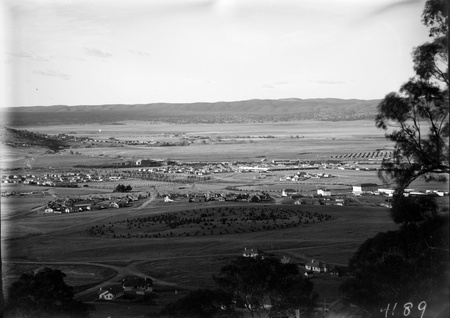 View from Red Hill over Manuka and Kingston to Duntroon