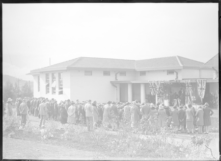Opening Ceremony, Technical Trade School, Telopea Park, 6 June 1928.